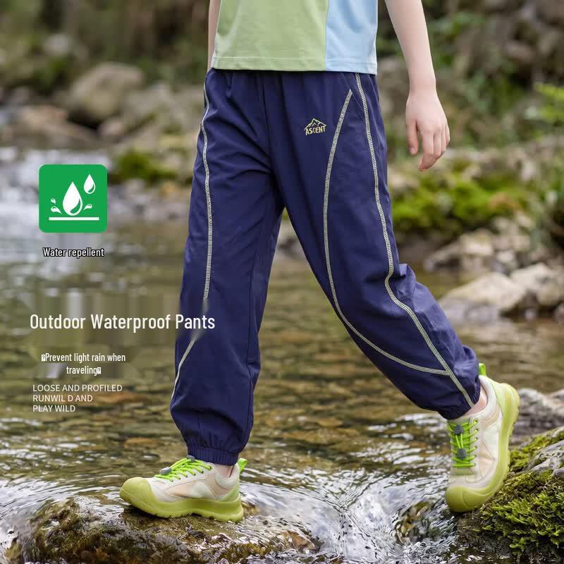 Moonkids Girls' Summer Quick-Dry Mesh Casual Pants