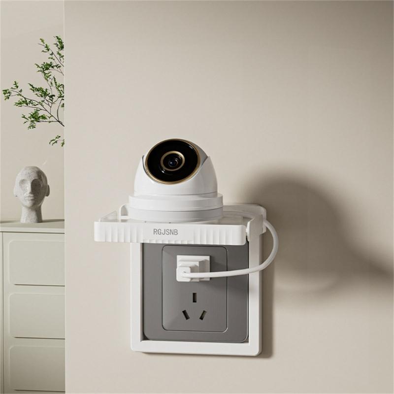 Practical Mobile Phone Stand Mount Convenient Phone Holder Wall Stand Mount Phone Charger Socket Support