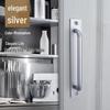 Hole-Free Aluminum Alloy Sliding Door Handle for Cabinets and Drawers