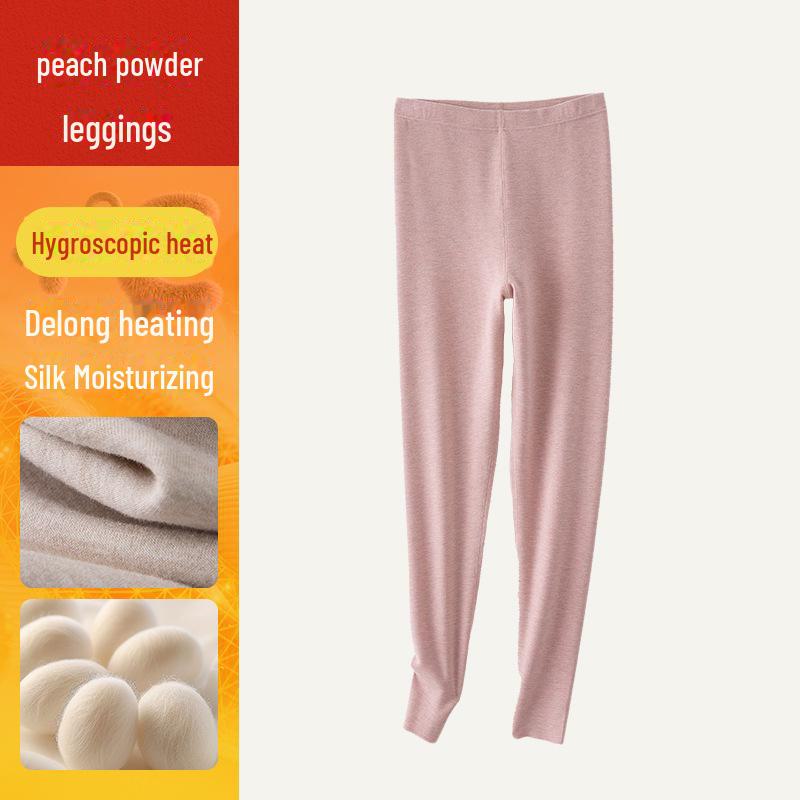 

Женские брюки с высокой талией из кашемира, шелка, бархата, самонагревающиеся, с флисовой подкладкой M мёд/розовый