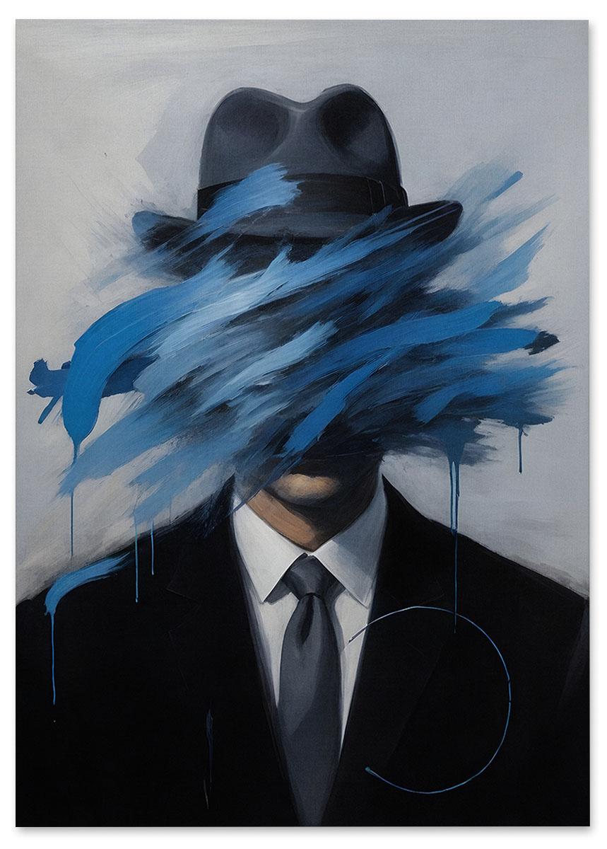 

Plakat portret w kapeluszu 30x40 cm