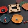 A96I-Leather Craft Tools 125X125mm DIY Storage Tray Cutting Die With Sewing Hole Punch