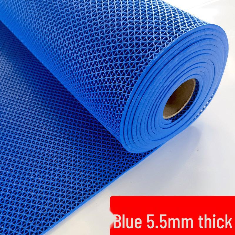 Thickened Non-Slip Hollow Plastic Floor Mat - Waterproof for Outdoor, Bathroom, Shower & Entryway