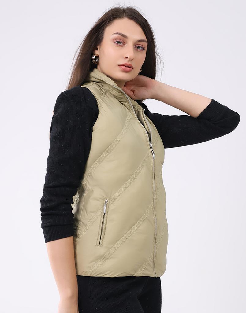 MONTE CARLO Women's Regular Fit Sleeveless Jacket