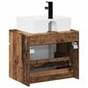 Bathroom Furniture Set Reclaimed Wood Engineered Wood