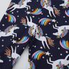 Unicorn Pattern Girls' Stretchy Leggings for Spring and Autumn