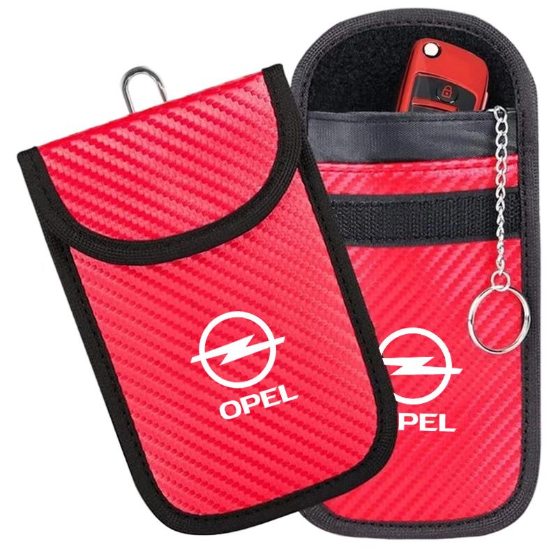 Car Key Case Signal Blocker Bag RFID Shielding Pocket For Opel Astra G H J K F Corsa D Zafira B Insignia Mokka Regal Accessories