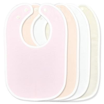 Namenara Rabbit Bib Set B-5, Pink, Apricot, Ivory, Beige, 1 Set