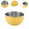 Stainless Steel Mixing Bowl Bakeware Round Basin Easy To Clean Salad Washing for Household