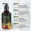 Ginger & Rosemary Shampoo with Argan Oil & Keratin for Men & Women | Nourishing Herbal Hair Cleanser | Gentle Daily Shampoo for Dry & Damaged Hair
