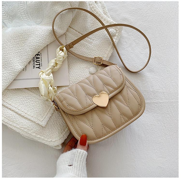 Шикарная Минималистичная Женская Сумка Через Плечо Стильная Модная Сумка-Седло На Лето 2021 хаки