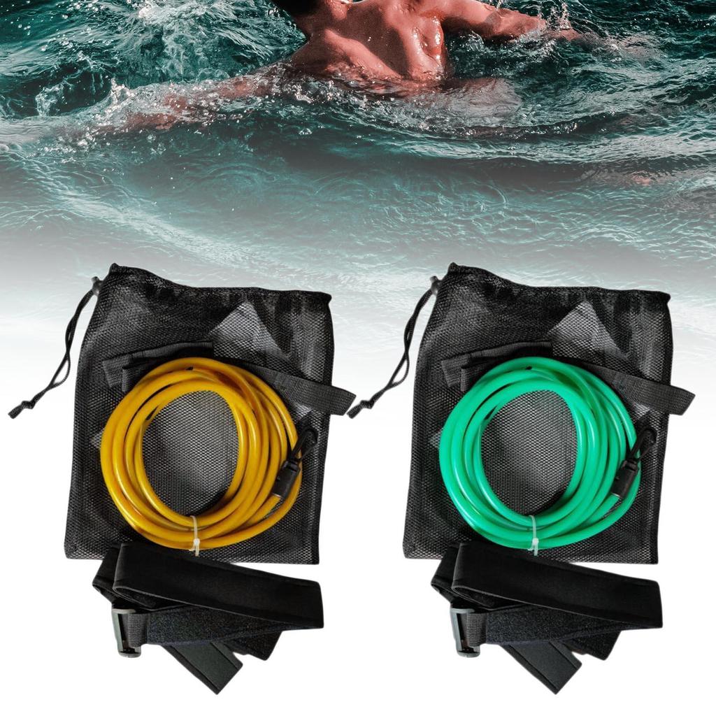 Swimming Resistance Belt Swim Training Leash for Children Athletes Women Men