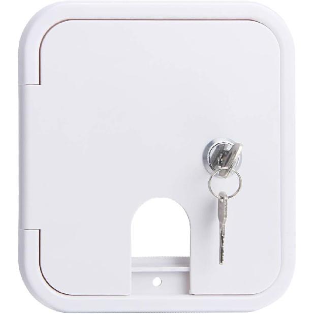 LCGP RV Access Door Electrical Cord Trailer Power Cord Cable Hatch Camper Hose Storage Door Compartment