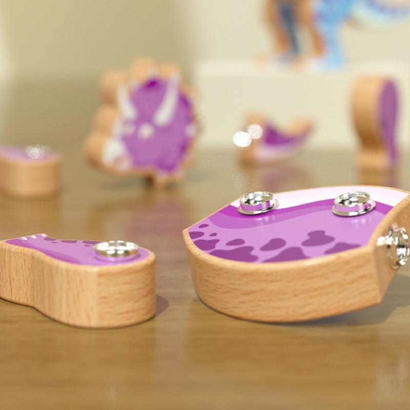 Magnetic Dinosaur Construction Toy For Children 4-8 Years Old Interactive Learning Activity For Cognitive Development