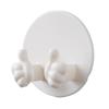 Creative Thumb Plug Holder Punching-free Wall Adhesive Key Bag Hanger Hook Bathroom Gadget Towel Razor Rack Kitchen Gadgets Hook