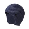 Autumn and winter knitted hats men and women solid color thermal ear caps outdoor riding wool caps ski pullovers