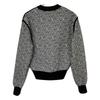 Givenchy BW905T4Z3W Cropped Pullover Knit Tops XS Black WhiteUsed