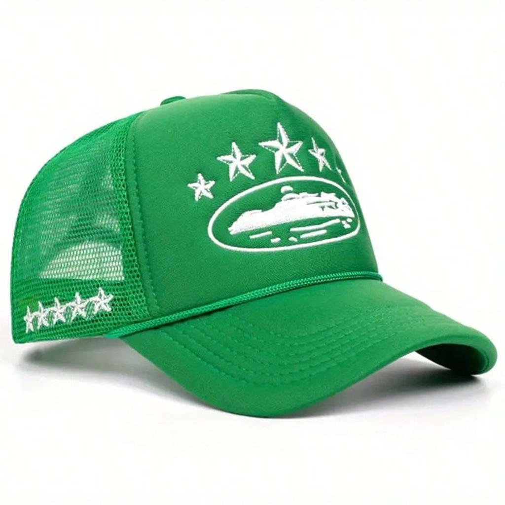 Unisex Men Women Cap Pentagram Embroidery Baseball Net Caps Spring Summer Outdoor Adjustable Casual Hats Sunscreen Hat CJCYMZ103