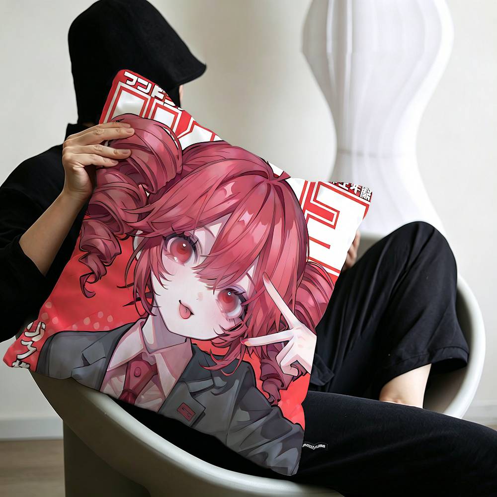 Popular Virtual Singer Kasane Teto Anime Pillow Gift Home Office Decoration Bedroom Sofa Car Cushion Cover case x