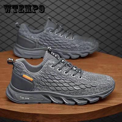 Jesienne buty męskie sportowe buty casualowe koreańska wersja oddychające buty z siateczki buty fitness do biegania