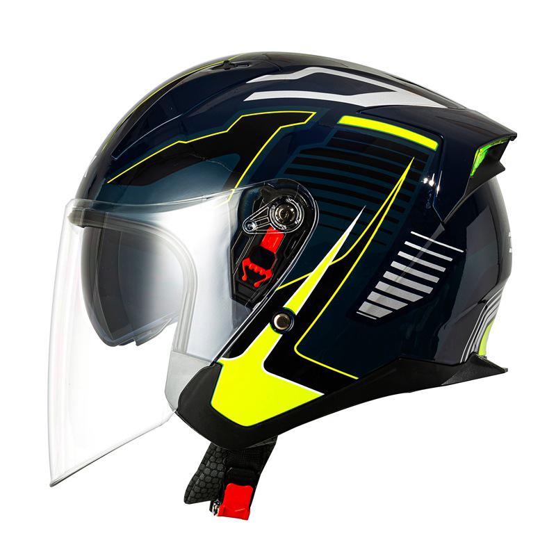 

All-Season Bluetooth Motorcycle Helmet with Dual Visor, Full/Half Style, Waterproof, for Electric Scooters L (54-57)
