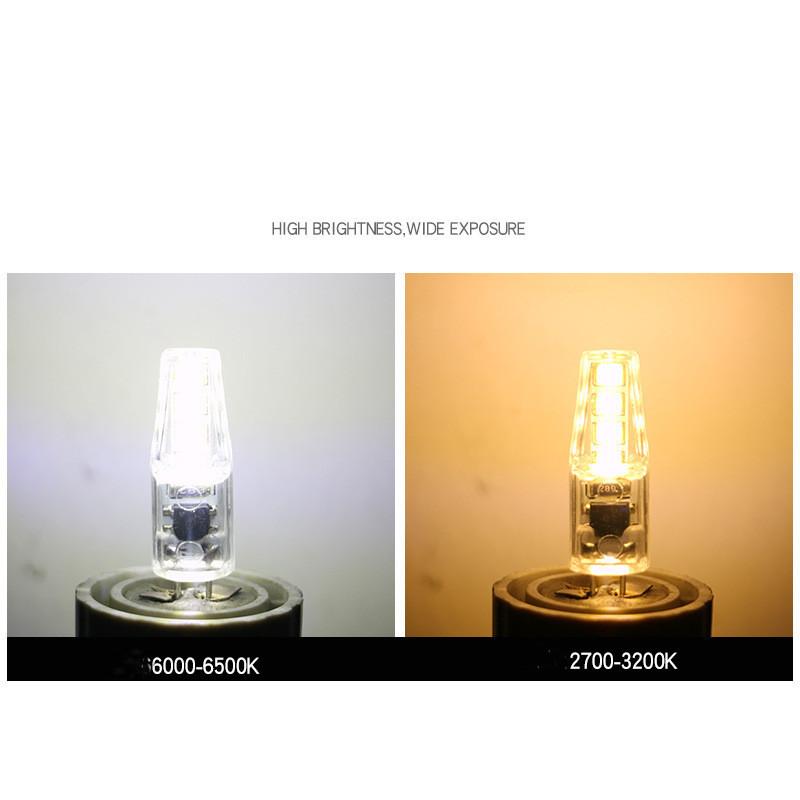 G4 LED Corn Bulb AC/DC12V220V 2W 3Colors Dimming High Brightness Energy Saving 835 Light Bead