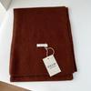 Sciarpa minimalista 100% lana pura da donna autunno inverno versatile tinta unita sottile scialle regalo avanzato per coppia sciarpa calda