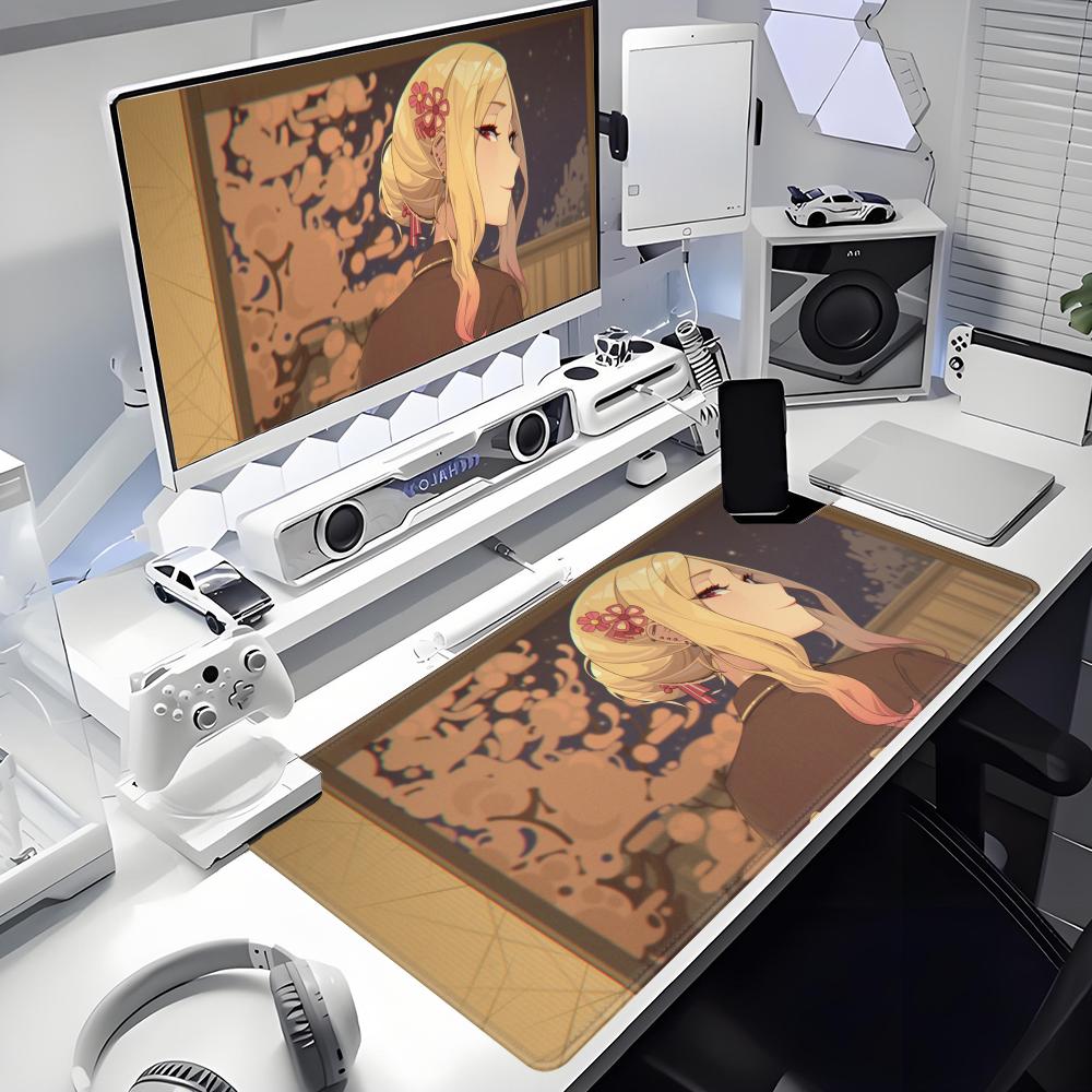 Animation Beautiful patterns My Dress-Up Darling Office Computer Desk Mat Table Keyboard Big Mouse Pad Laptop Cushion Nonslip