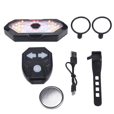 Bike Tail Light with Turn Signals USB Rechargeable LED Bike Rear Light IPX4 Water Proof for Night Riding