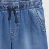 Gap Girls' Loose Wide-Leg Washed Denim Jeans
