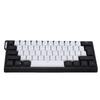 Wired Keyboard 60 Percent 61 Keys RGB Backlit Mechanical Feel Portable Computer Keyboard for Gaming Work