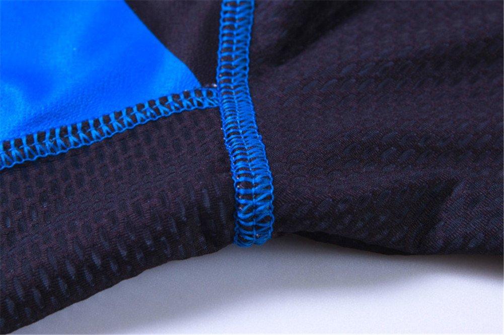 Wisdom Leaves Bib Pants and Cycling Jersey Short Breathable and for Summer Men's Set, Sleeve, Moisture-Wicking (XXL, Blue)