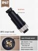 M12 Waterproof Sensor Connector: Male & Female Aviation Plug, 34-Pin, 5-Hole, 8P, Straight & Elbow, Three-Core Socket.