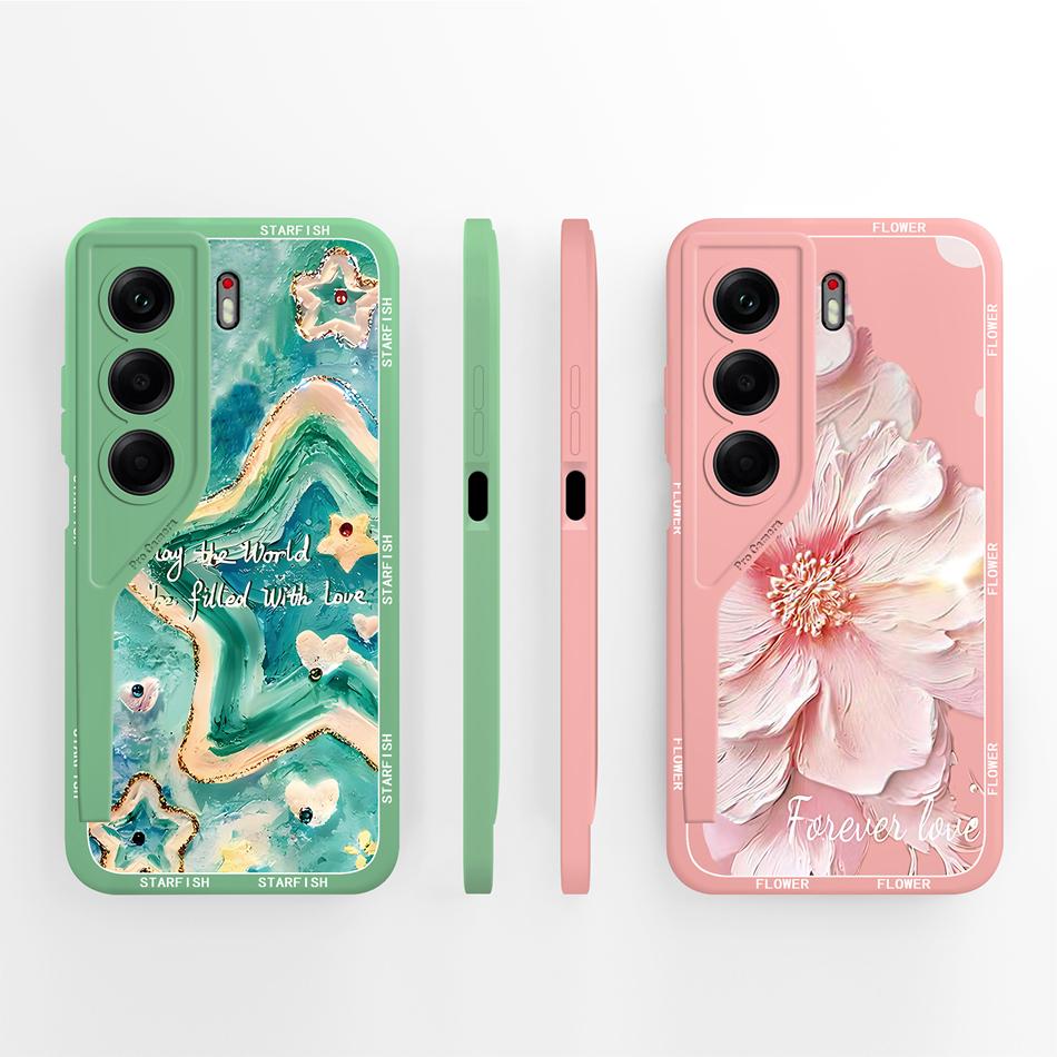 For Tecno Camon 40 Pro Phone Case Trendy Creative Soft High Quality Liquid Silicone Back Cover For Camon40 Pro 4G Durable Bumper