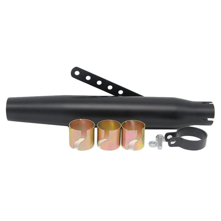 Universal Motorcycles Tapered Slip-on Exhaust Muffler Pipe For Harley Bobber Chopper Cafe Racer Racing