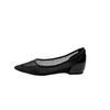 Mesh Pointed Inner Height Increase Shallow Mouth Women's Shoes 2025 New Rhinestone Breathable Skirt Single Shoes