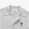 Ami Upl346 Kn0042 193 Ami De Coeur Small Heart Logo Polo Public Knit
