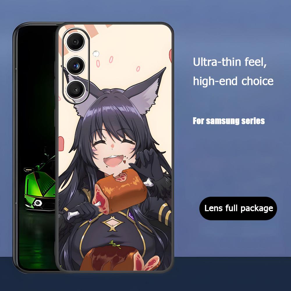 Anime The Eminence in Shadow Phone Case For Samsung Galaxy S25 S24 S23 S22 S21 S20 Plus Ultra Note20 Soft Black