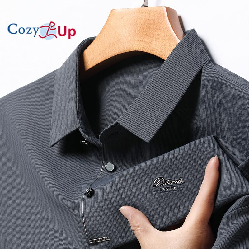 Cozy Up Mens Polo Shirts Short Sleeve Performance Moisture Wicking Athletic Workout Golf Shirts for Men