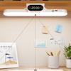Desk Lamp Hanging Magnetic Clock Table Lamp LED USB Rechargeable Stepless Dimming Cabinet Closet Wardrobe Night Light
