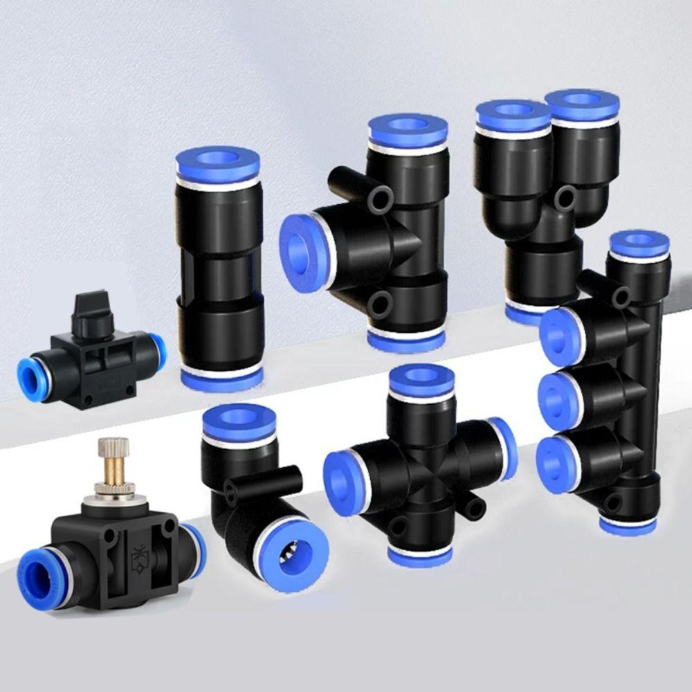 

In Pneumatic Auxiliary Accessory Plastic Pneumatic Connector Quick Fittings Hose Pipe Connector