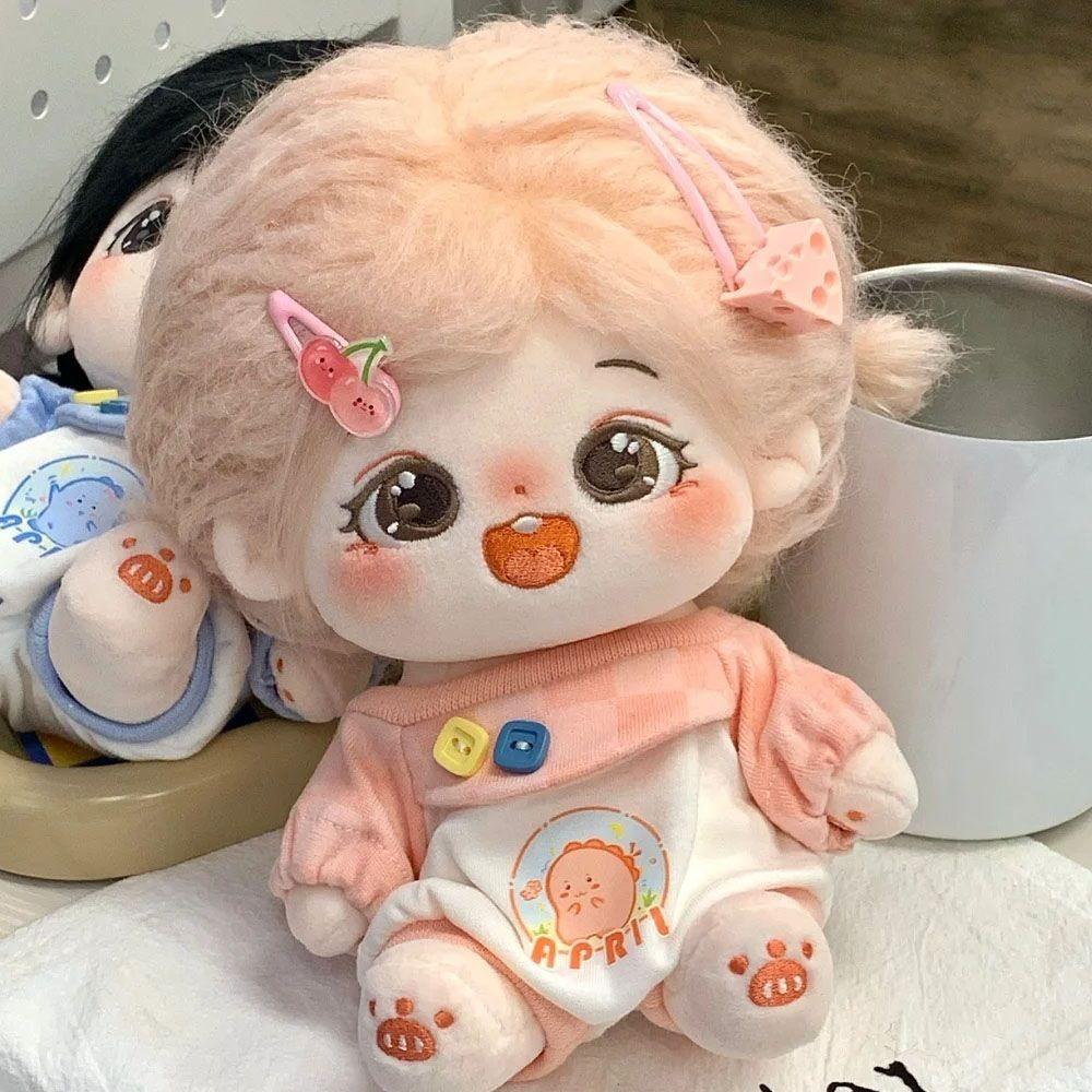 Jumpsuit Baumwollpuppenkleidung Outfit Plüschpuppenkleidung 20cm Baumwollpuppenkleidung Kindermädchenspielzeug