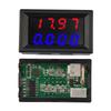 DC 500V 10A Digital Voltmeter Adjustable Voltmeter Ammeter 0.28 Inch 4-Digit Red Blue LED Dual Display Amp Volt Meter Gauge