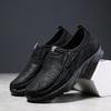 Fashion 2025 Men's Casual Shoes Men Handmade Retro Breathable Flat Loafers Moccasins Dress Comfortable Slip On Driving Shoes Zapatillas