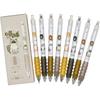 Maydahui Cute Cat Gel Ballpoint Pens 0.5mm Black Ink 12-Piece Set Animal Stationery