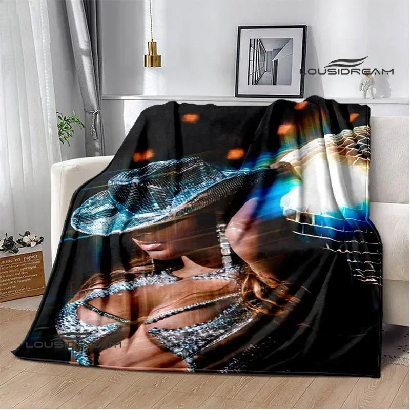 Beyonce Giselle Knowles Bedruckte Decken Flanell Warme Decke Weiche Gemütliche Decke Sofa Bettdecke Reisedecken Geburtstagsgeschenk