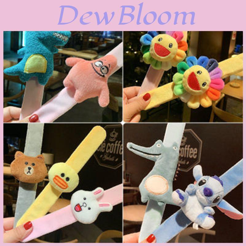Cute Dinosaur Plush Kids Wristband With Soft Fabric For Fun Playtime Gifts Characters Included)
