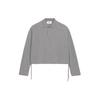 AMIPARIS Ss24 Heart Pattern Comfortable Short Sleeve Polo Shirt Unisex Tops Smoke-Gray UPL326760-055
