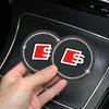 1/2pcs Car Styling Diamond Car Coaster Water Cup Anti-slip Pad Mat for q2 S A4 A5 S3 S5 A3 8p 8v b6 b8 S8 S4 B9 C7 Accessories