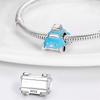 Copper Motorcycle Red Sports Car Suv Bus Car Keys Charm Pendants For Women Fit Diy Bracelets Party Birthday Jewelry